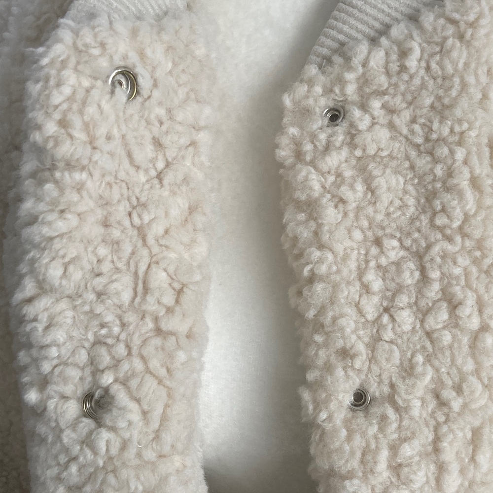 Anthropologie DH New York Sherpa-Fleece Bomber Jacket - Picture 12 of 16